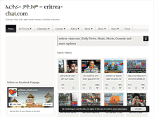 Tablet Screenshot of eritrea-chat.com